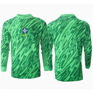 Fotbalové Dres Brazílie Brankářské Domácí Oblečení Copa America 2024 Dlouhý Rukáv